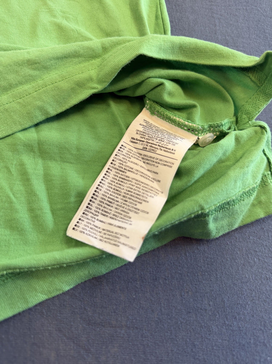 Groene Nike piqué polo (sportpolo / polohemd), maat L
