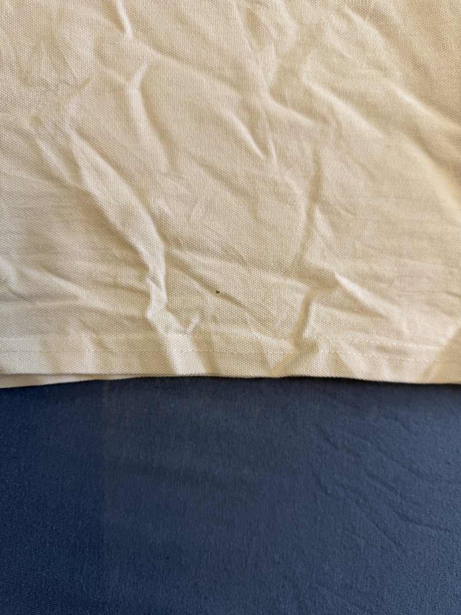 Wit Champion polo (maat S), poloshirt / tennisshirt met gestreepte boord