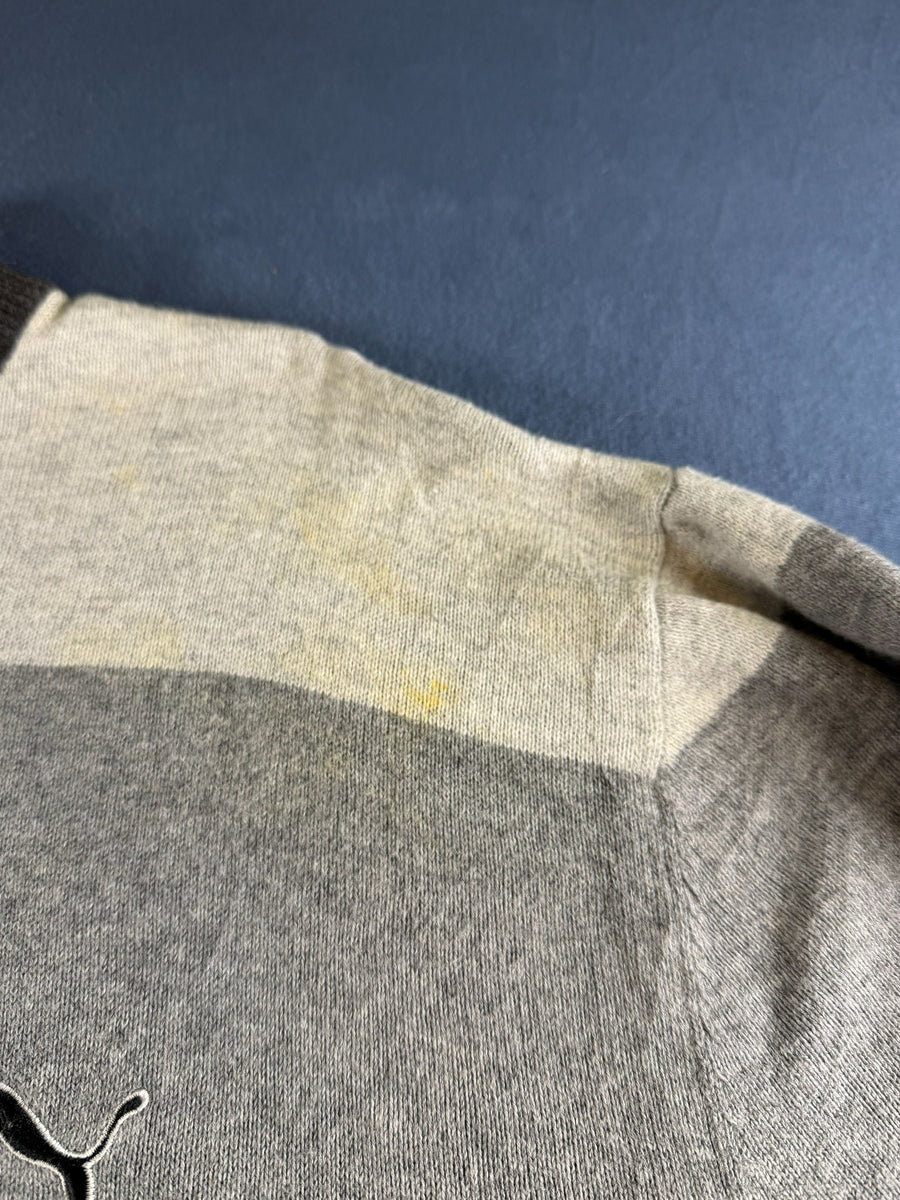 Puma Sportsweater grijs gestreept