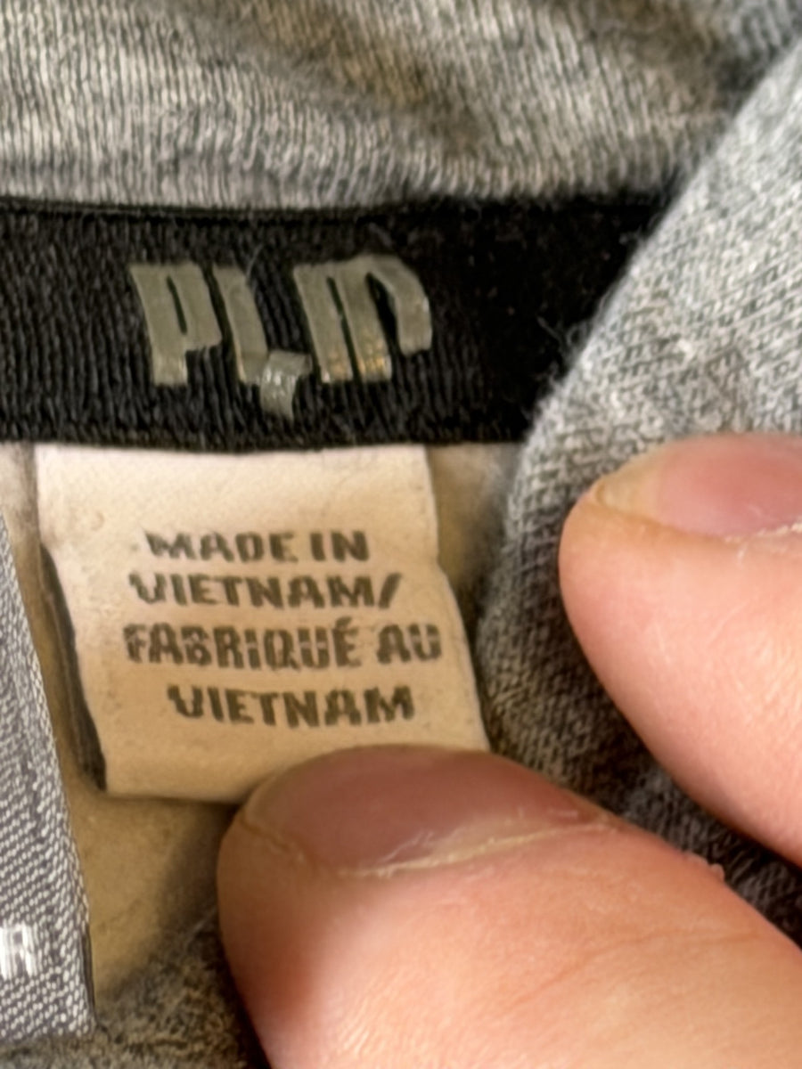 Puma hoodie grijs maat L big logo