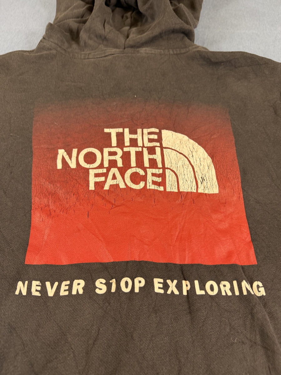 Zwarte The North Face trui met Box Logo, maat S (hoodie / sweatvest)