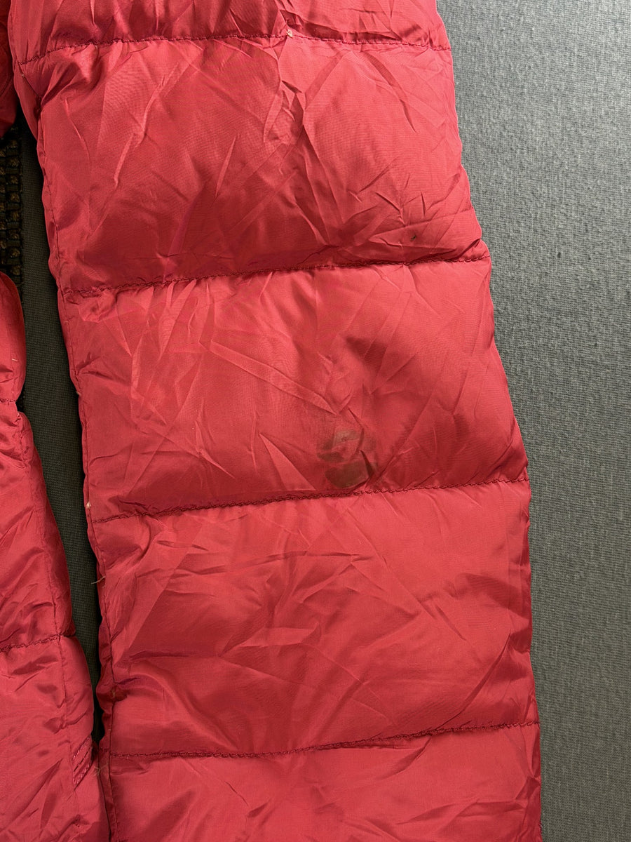 The North Face pufferjas roze maat S capuchon