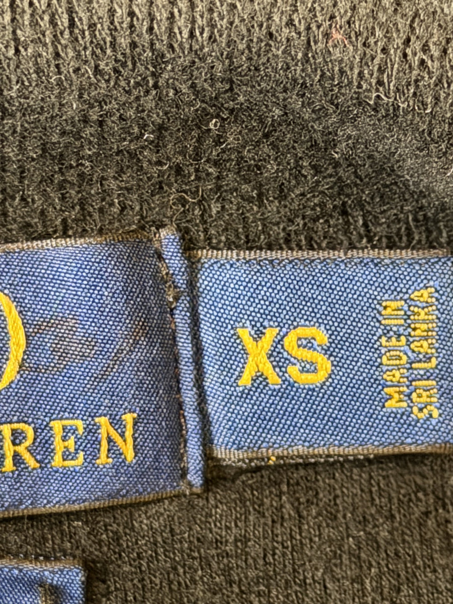 Polo Ralph Lauren vest zwart maat XS full zip