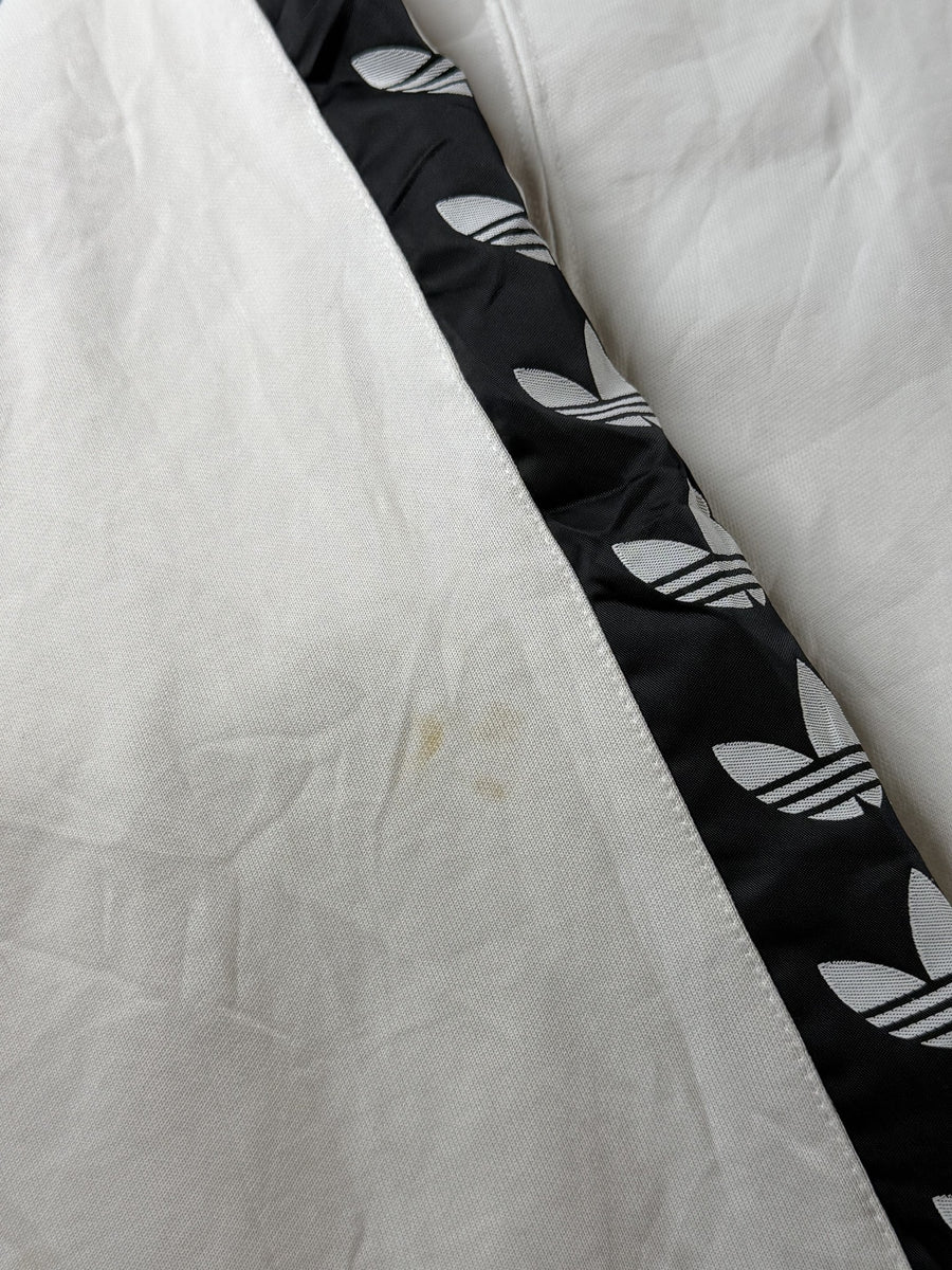 adidas hoodie wit maat M Trefoil