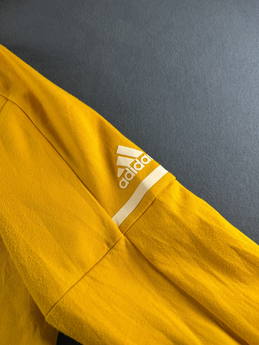 adidas Hoodie met rits geel
