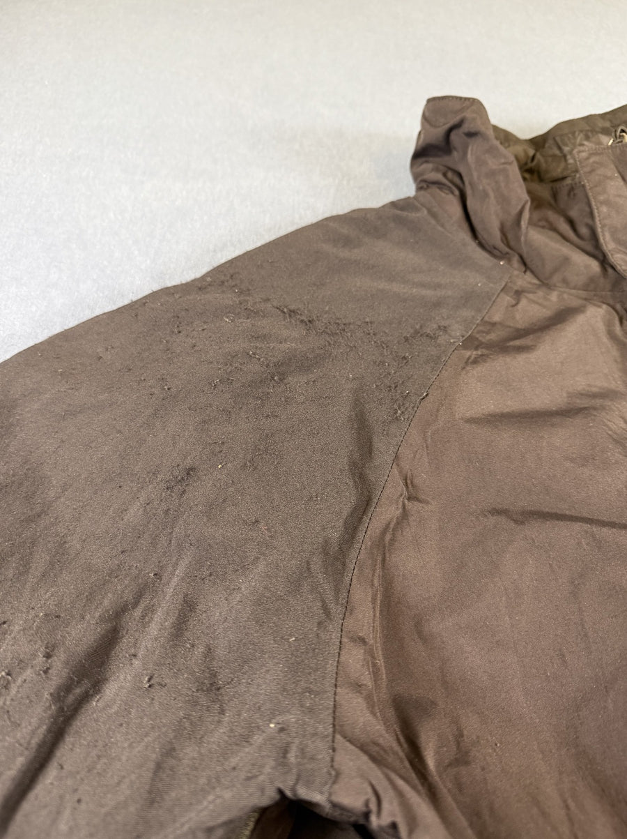 Zwarte The North Face HyVent jas heren maat M (gewatteerde winterjas / outdoorjas)
