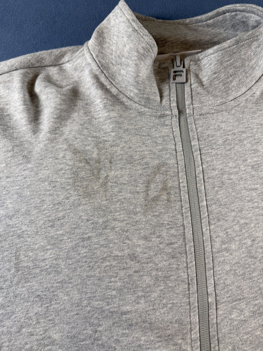 FILA sweatvest grijs maat XXL opstaande kraag