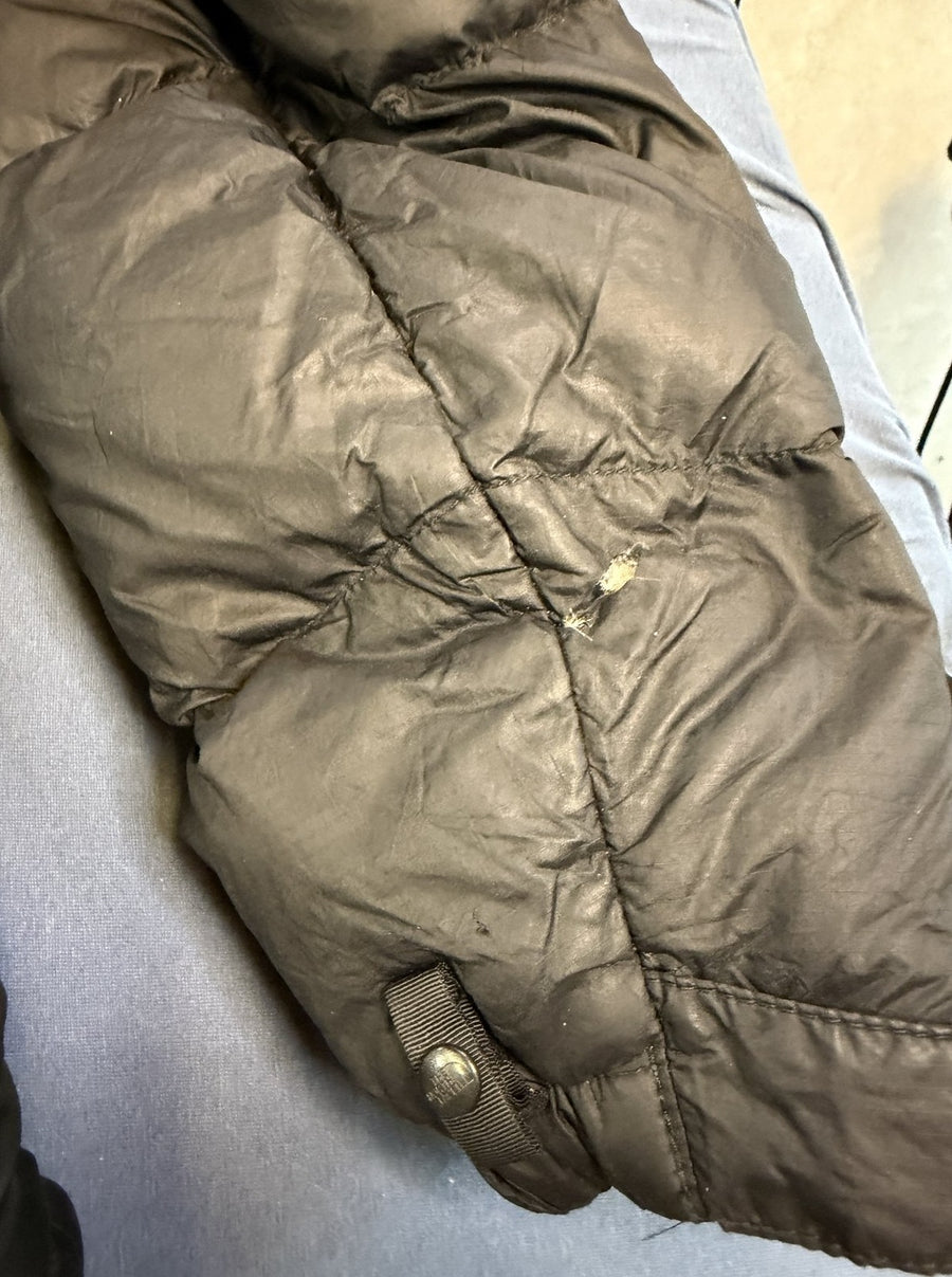 Zwarte donsjas The North Face (gewatteerd winterjack / puffer), maat XL, 700 fill dons
