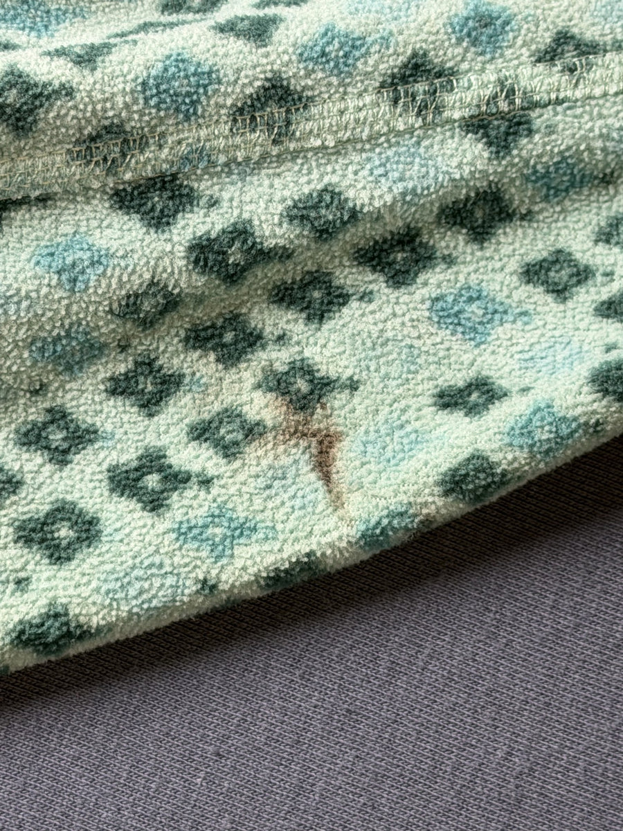 The North Face Fleece vest groen print