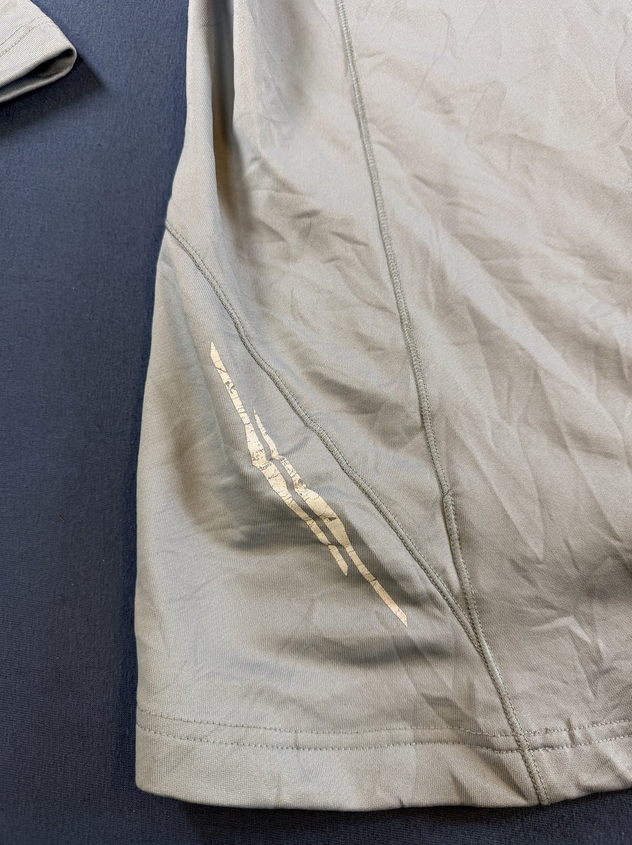 Blauwe Champion sportsweater met halve rits (quarter zip / trainingstrui), heren maat XL