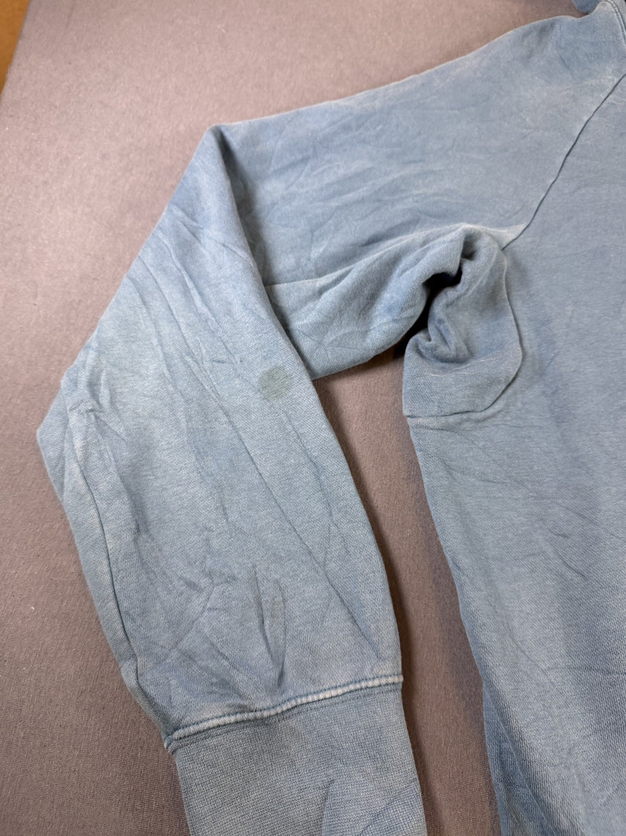 Blauwe Nike SB hoodie met 'Established 2001' print (capuchonsweater / sweatvest), maat L