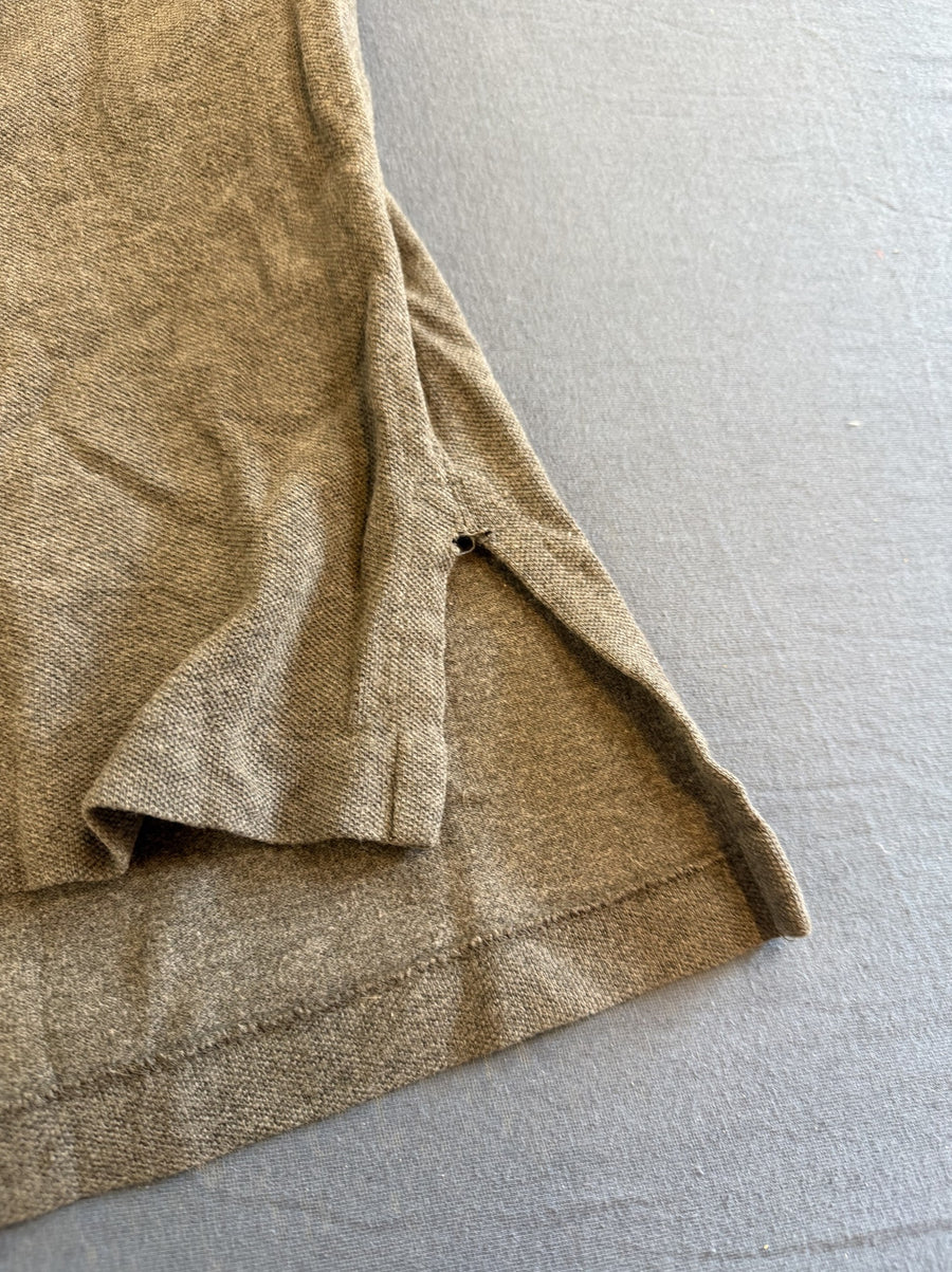 Grijs Polohemd (Polo Ralph Lauren Piquéshirt), Heren Maat L