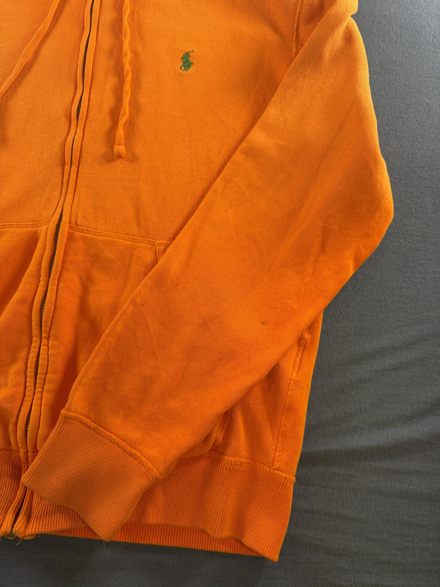 Polo Ralph Lauren hoodie oranje maat S full zip