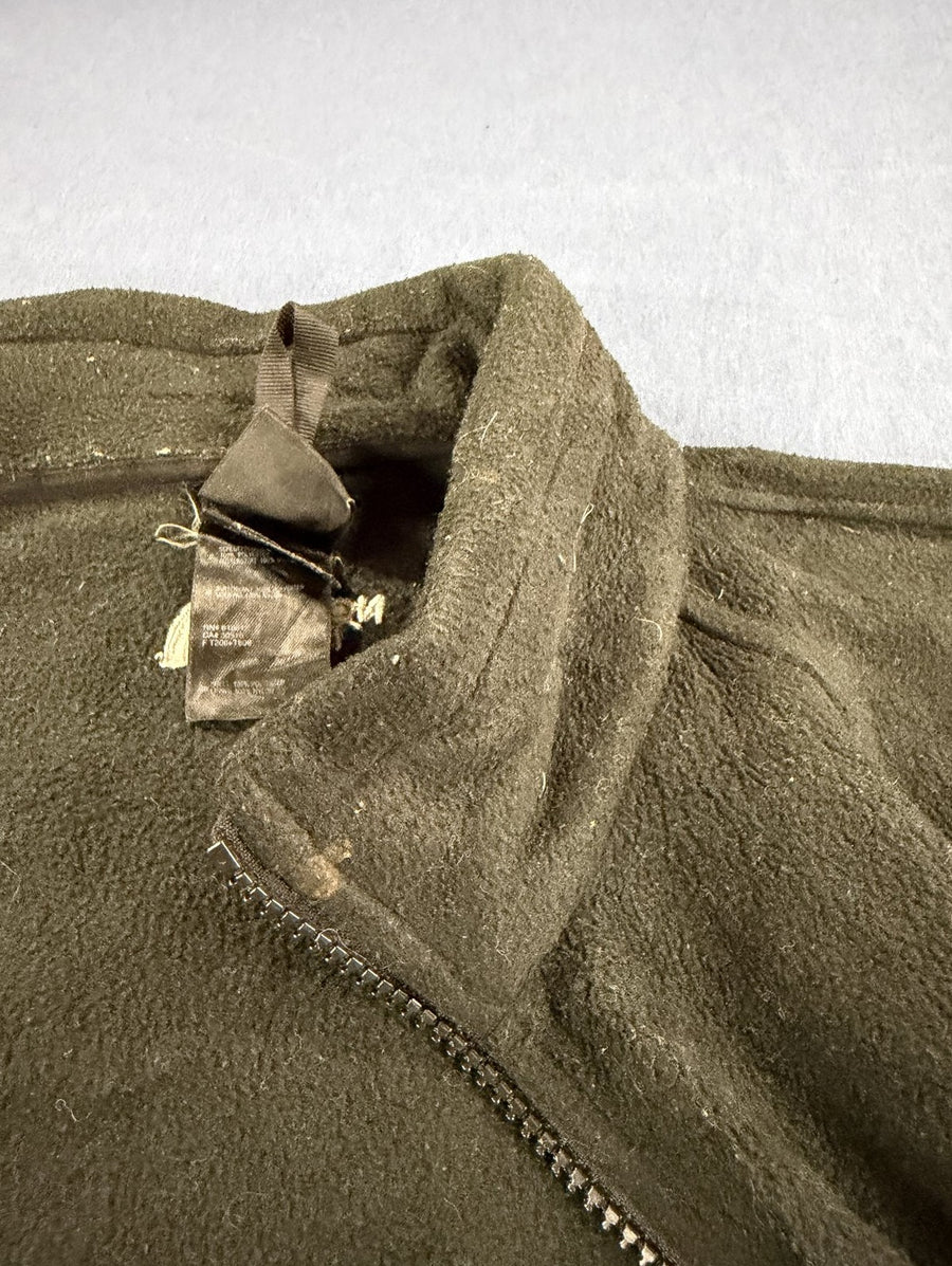 Zwarte The North Face rits-vest, maat M (fleecevest / fleecetrui)