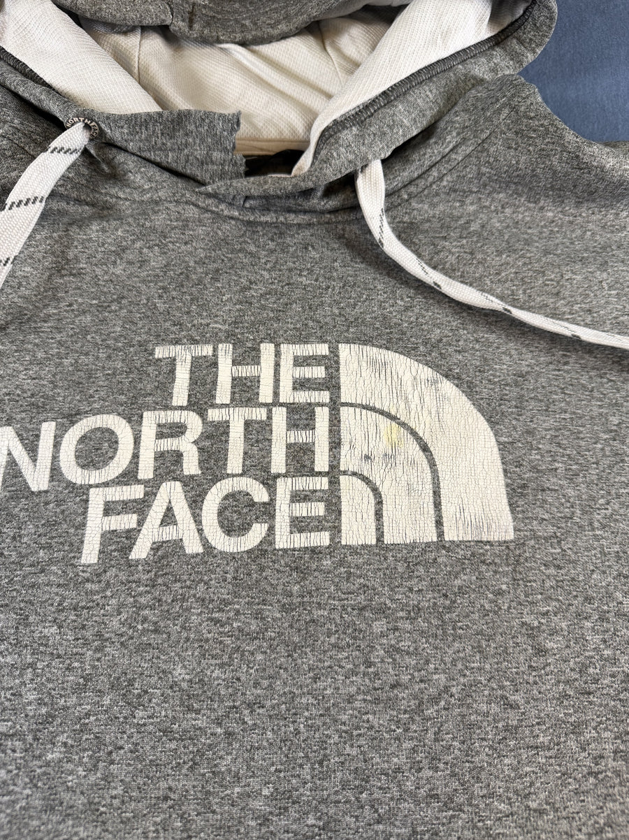 The North Face sweater in grijs – maat L (pullover/fleecetrui)