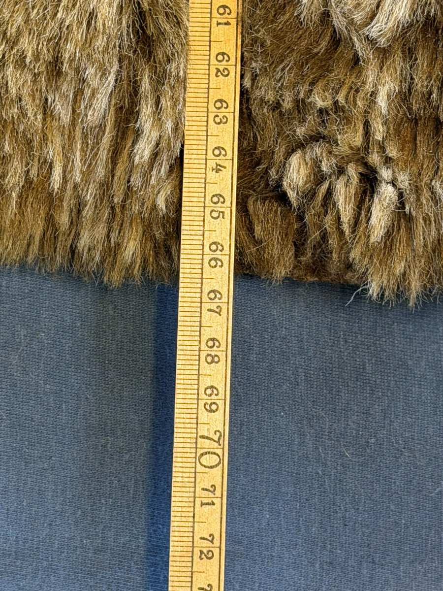 Vintage Dressing Afghaanse jas bruin dames maat S