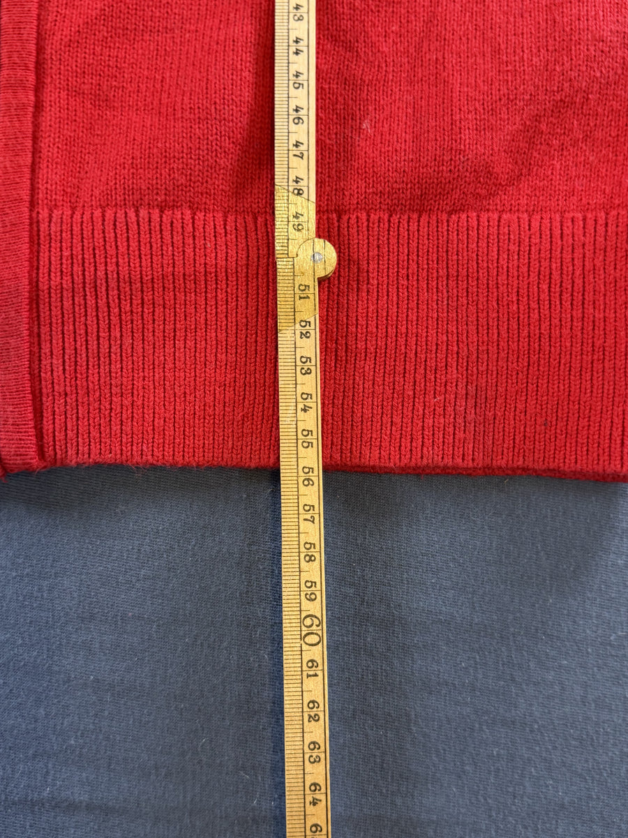 Rode Tommy Hilfiger quarter zip maat 152 (fleecevest / fleecetrui)