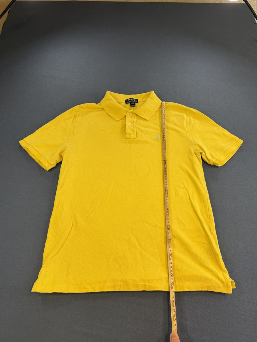 Zonnig geel poloshirt (polo / piqué shirt) van Polo Ralph Lauren, maat S