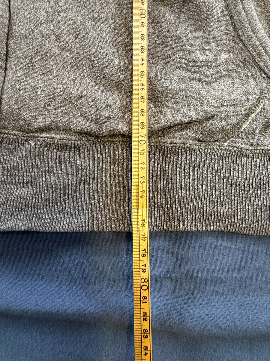 Polo Ralph Lauren hoodie met rits grijs heren katoen sweatvest ritsvest