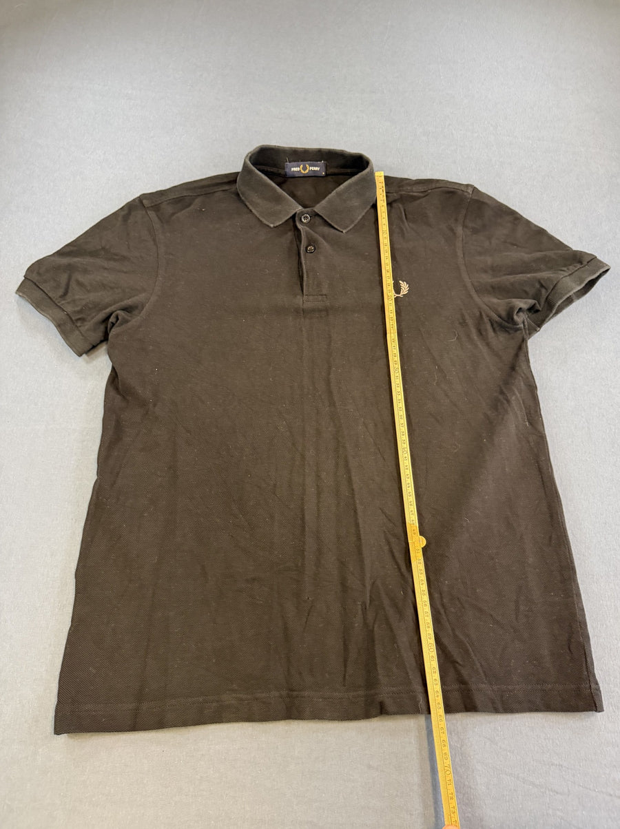 Zwart Fred Perry M6000 piqué polo (poloshirt) heren maat M
