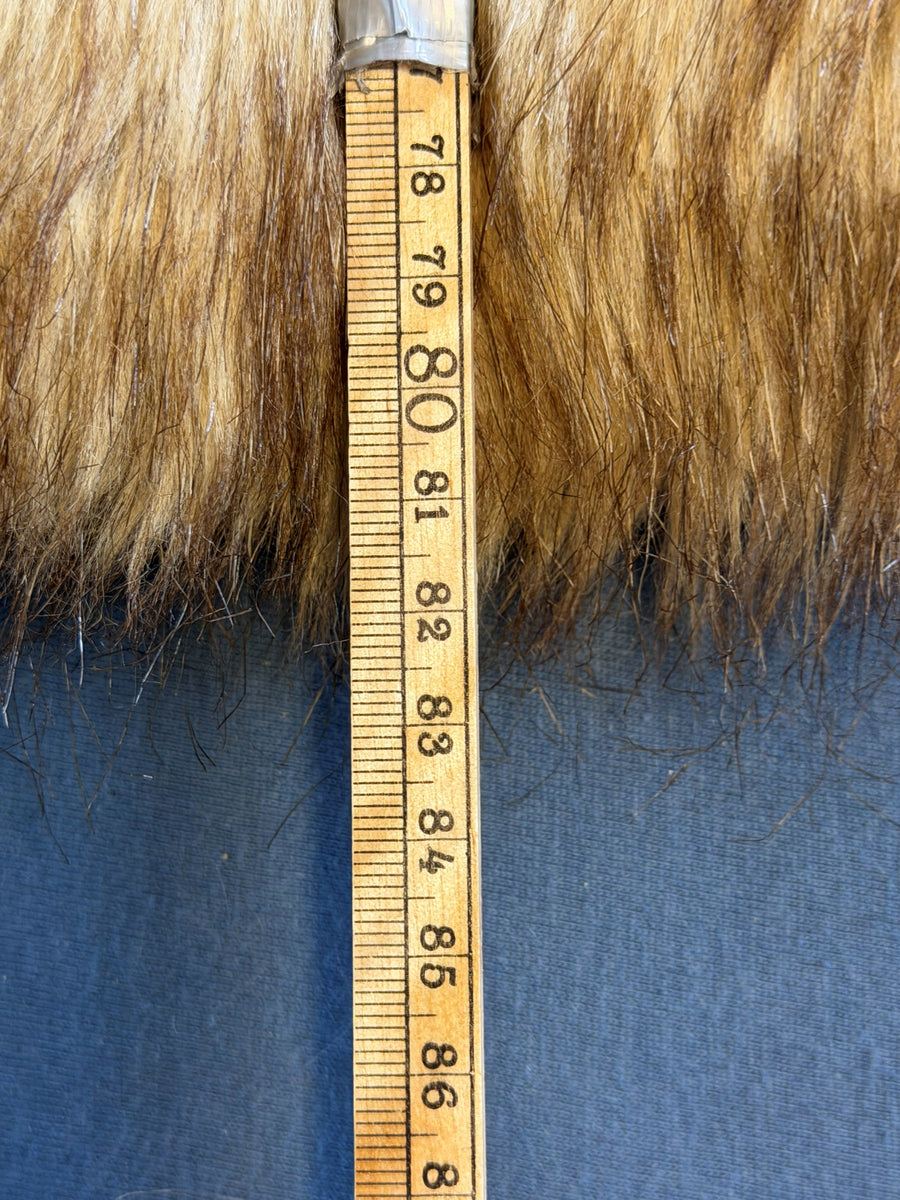 Vintage Dressing Afghaanse jas beige dames maat XXL katoen