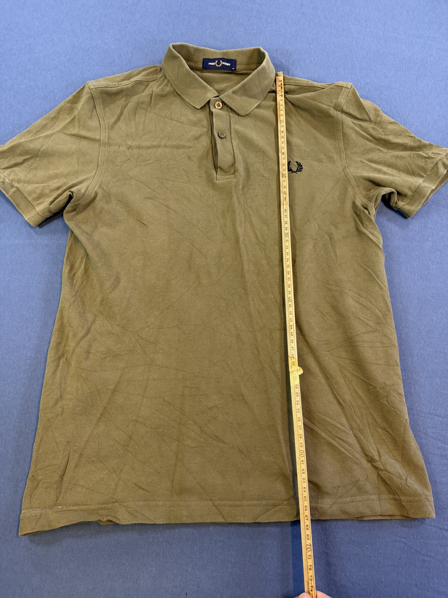 Bruine Fred Perry polo maat M (poloshirt / pikéshirt), piqué katoen