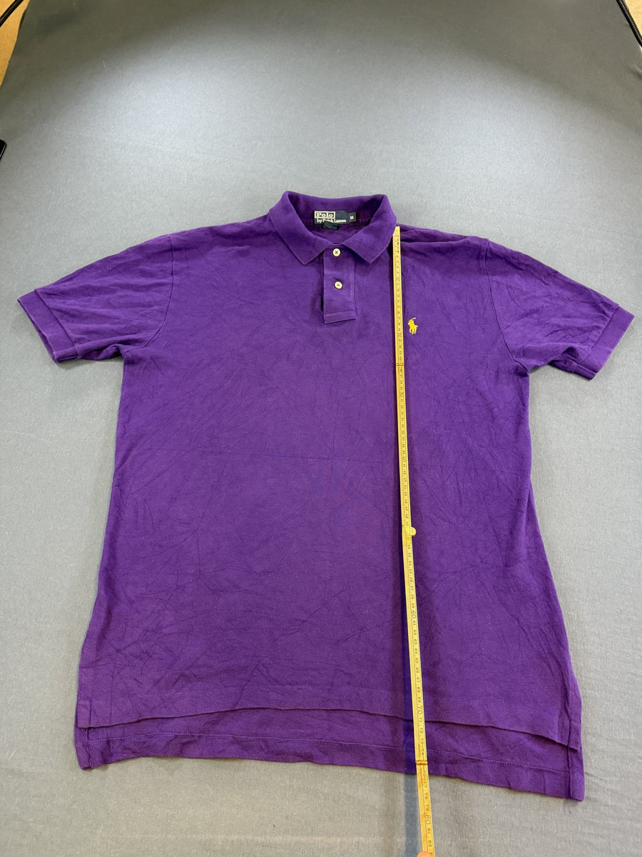 Paarse Polo Ralph Lauren poloshirt (piqué-polo / golfshirt), maat M