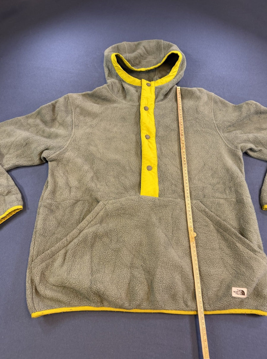 Groen fleecevest van The North Face (sherpa fleecetrui), maat M