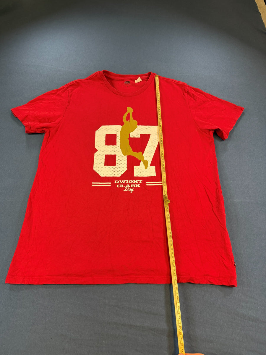 Levi's San Francisco 49ers t-shirt rood print heren maat XL shirt tee