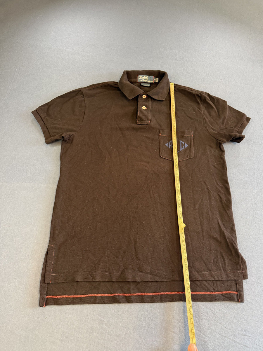 Zwart Polo Ralph Lauren Poloshirt Heren (Golfshirt), Maat S Custom Fit