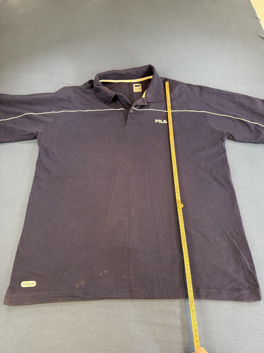 Blauw Fila sportshirt, maat XL (polo / piqué poloshirt)