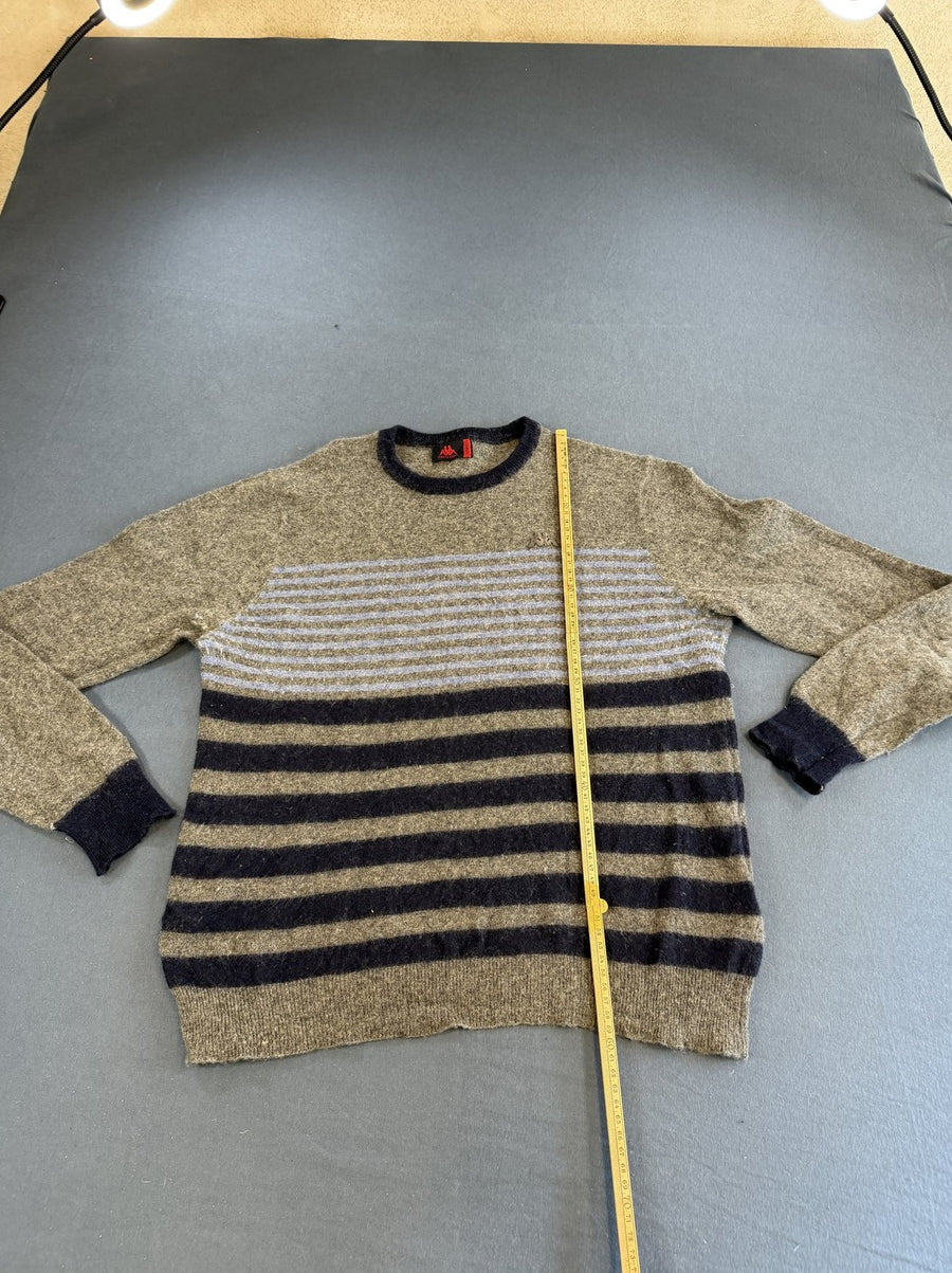 Grijze streeptrui Robe di Kappa (pullover / sweater), maat L