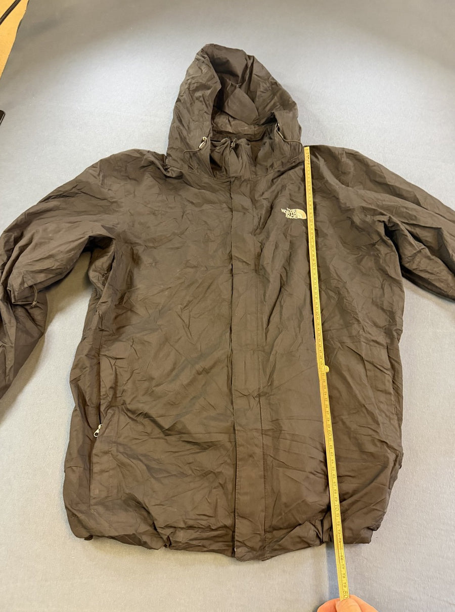 Zwarte HyVent regenjas van The North Face (windjack), maat XL