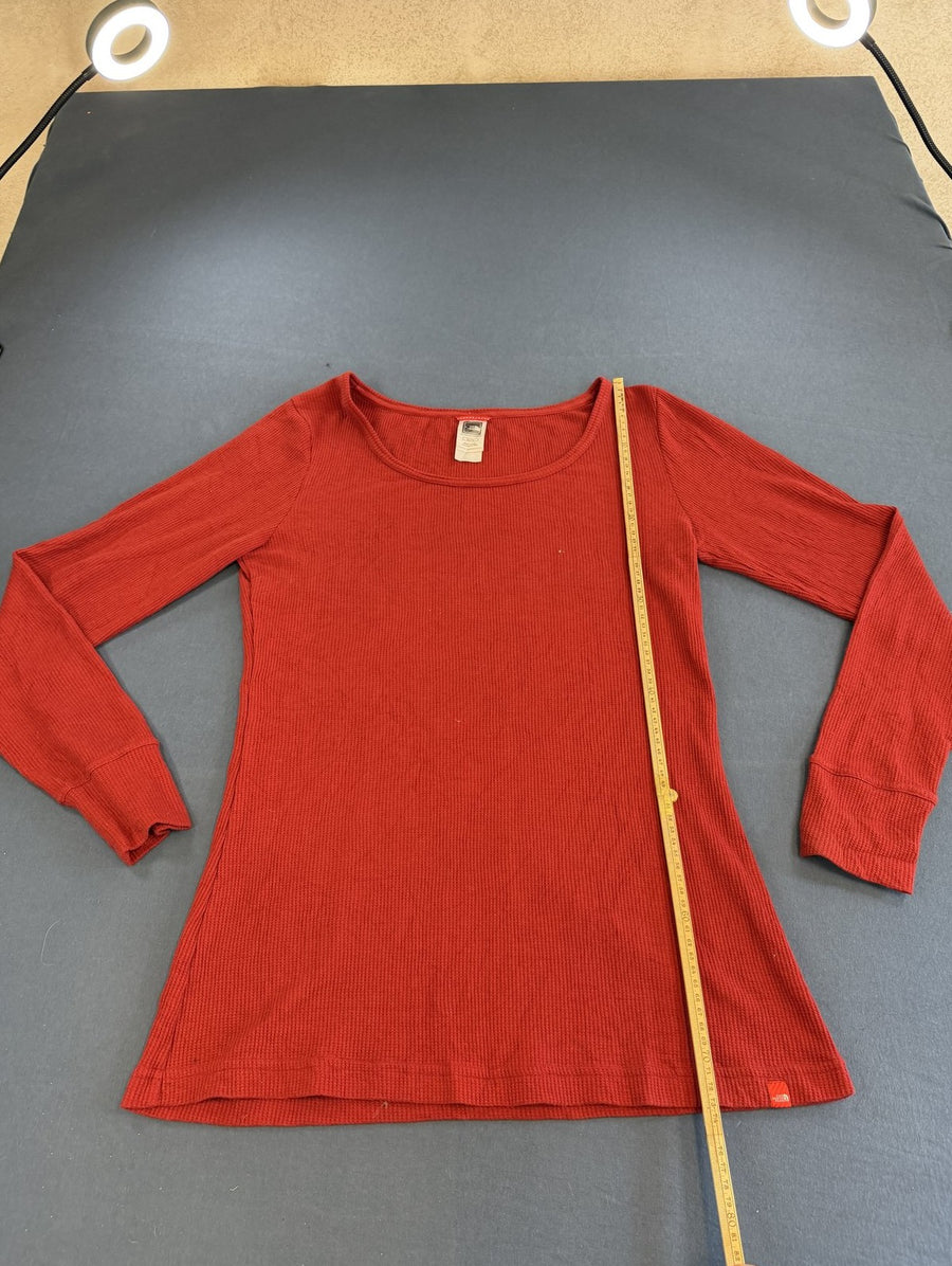 Rood thermo-longsleeve The North Face (wafeltrui / basislaag) maat XL