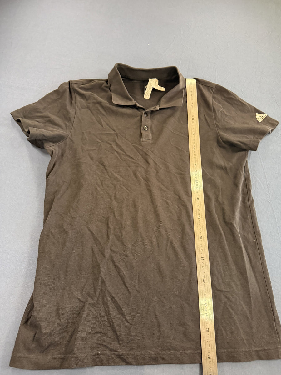 Zwart adidas polo (sportshirt), maat XL