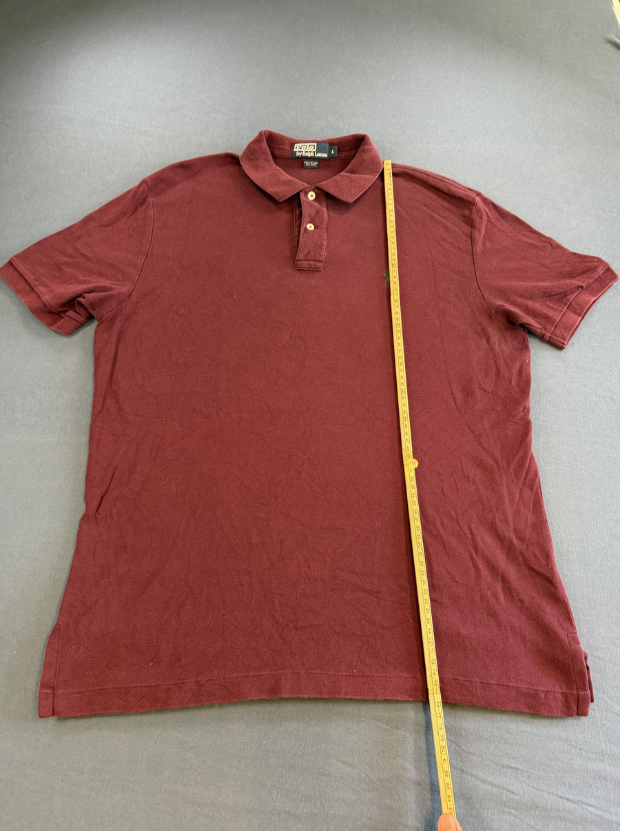 Rood poloshirt Polo Ralph Lauren (piqué polo / polo), Heren L, Classic Fit