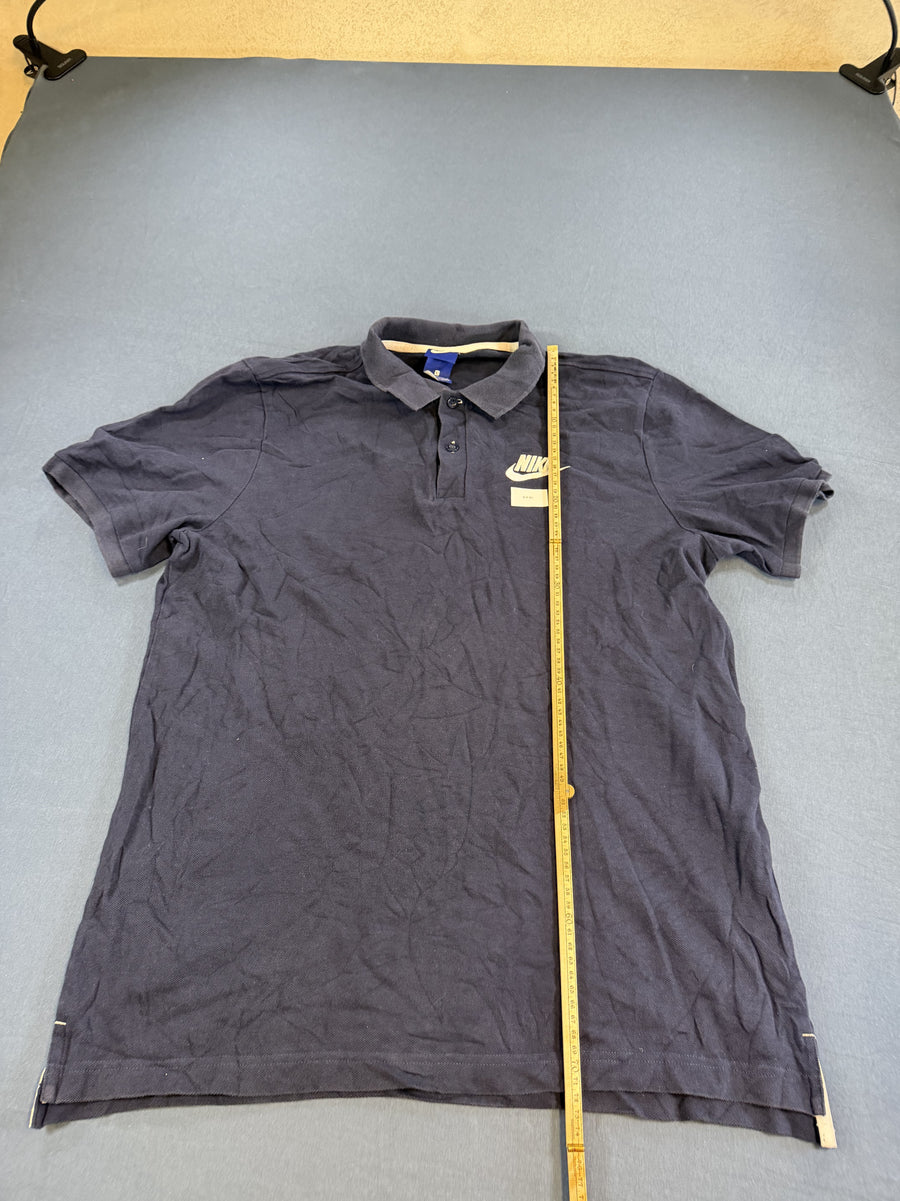 Blauwe polo (poloshirt), maat L