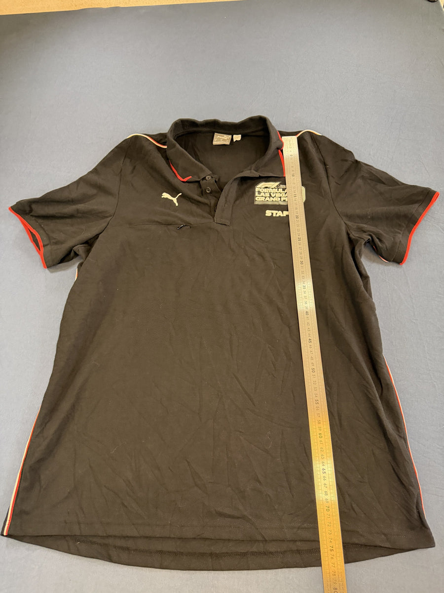Zwarte polo maat XL (Puma piqué poloshirt / herenpolo)