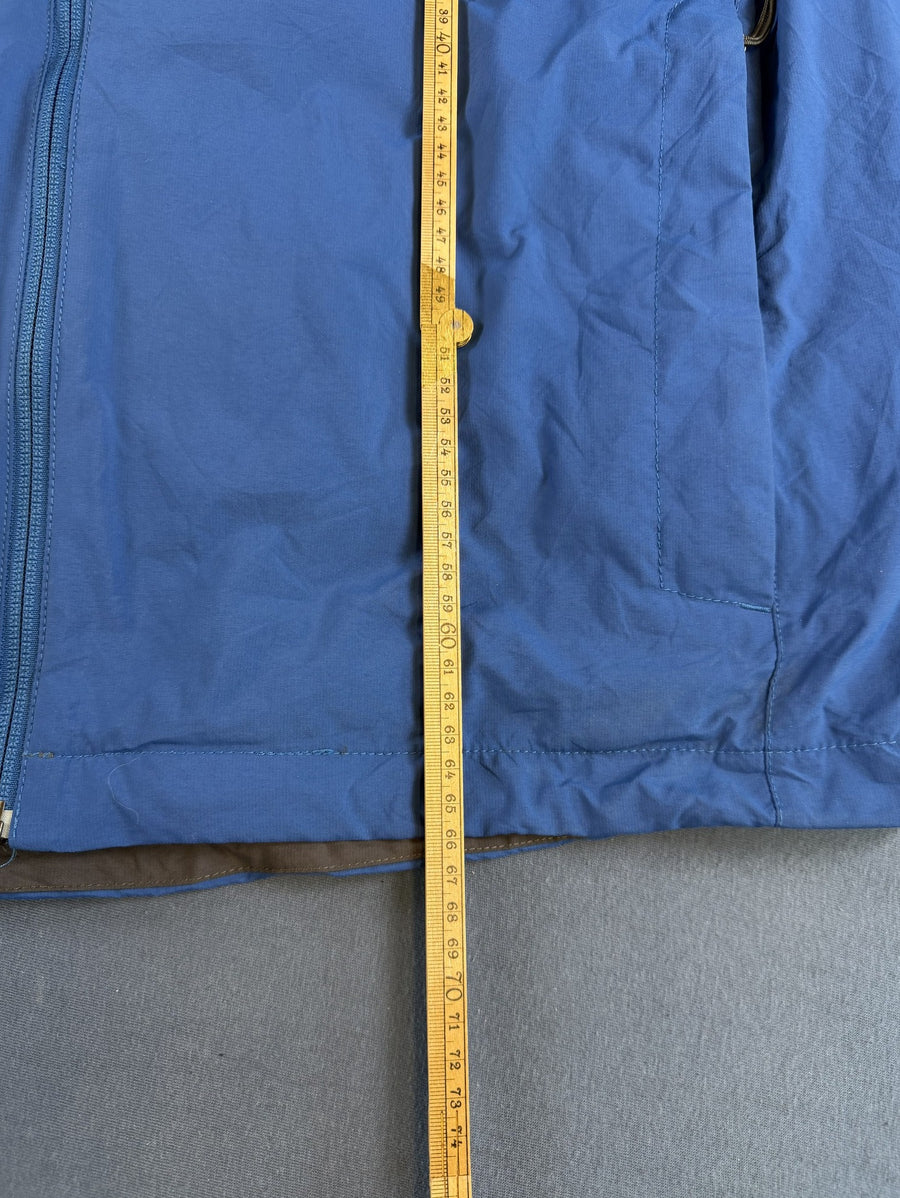 Blauwe outdoorjas van The North Face - maat M (shelljack / regenjack)