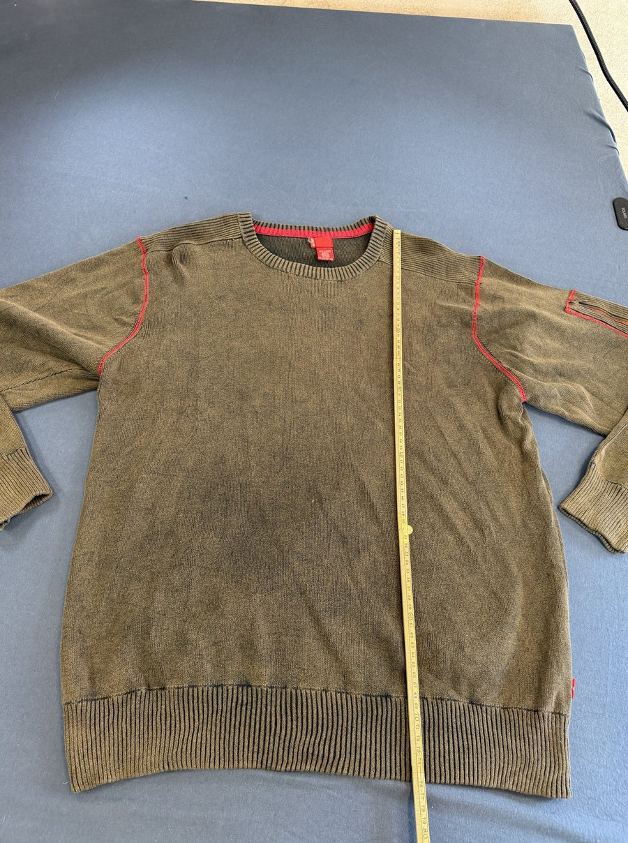 Groene Levi's trui (gebreide trui / pullover) maat XXL