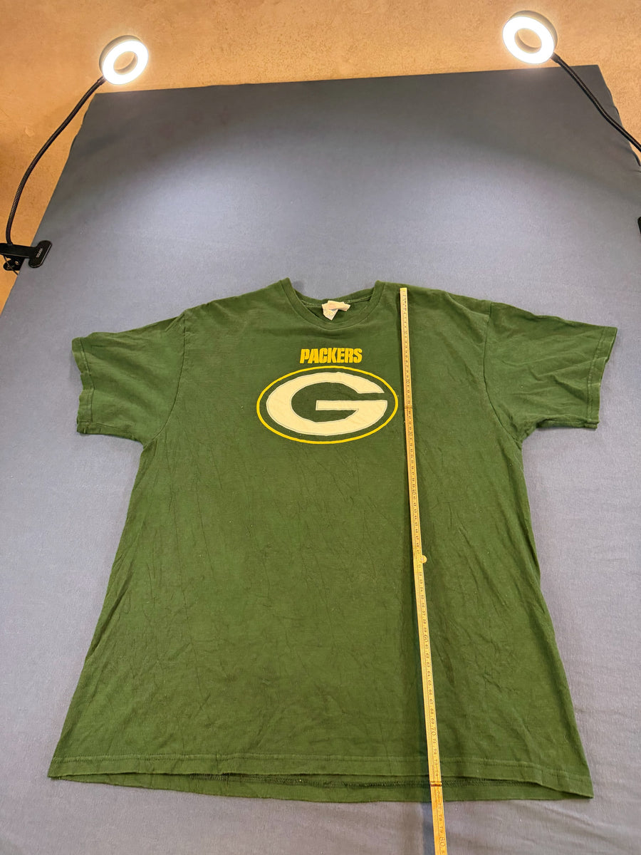 NFL t-shirt groen print heren maat XL katoen shirt tee
