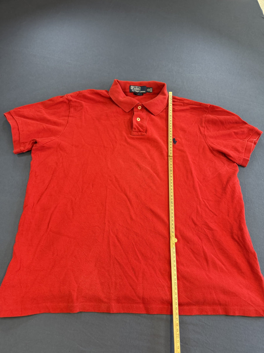 Rood Polo Ralph Lauren Poloshirt Maat XL (Pikee Golfshirt / Polo) Classic Fit