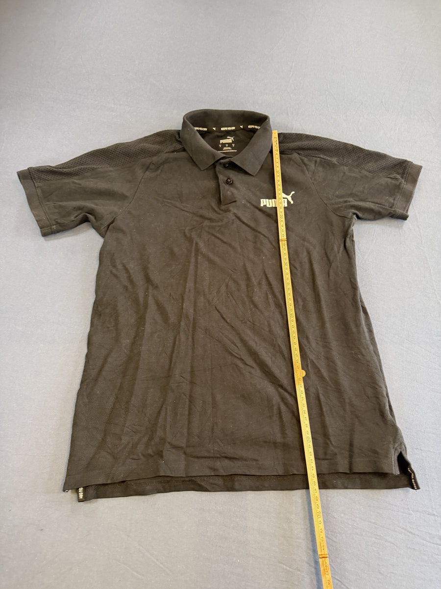 Zwart sportshirt van Puma (polo), maat S