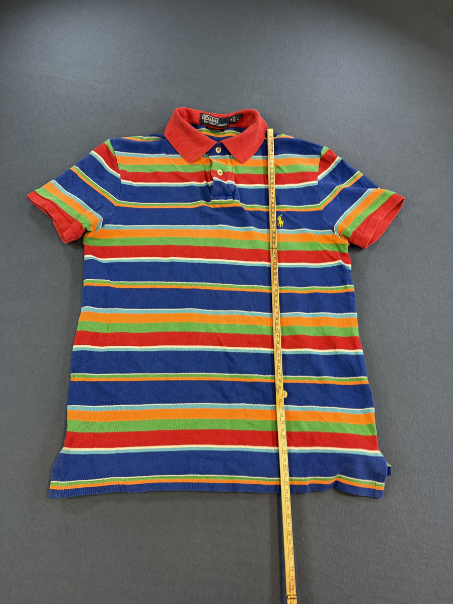 Polo Ralph Lauren poloshirt meerkleurig gestreept maat S Custom Fit