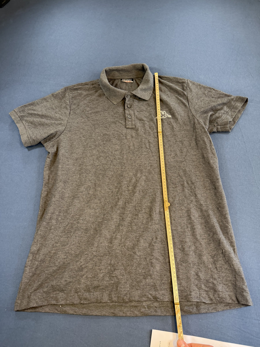 Grijze Kappa polo (poloshirt), maat L