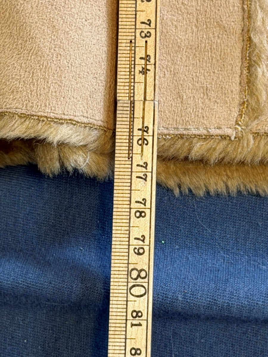Vintage Dressing Afghaanse jas beige dames maat M
