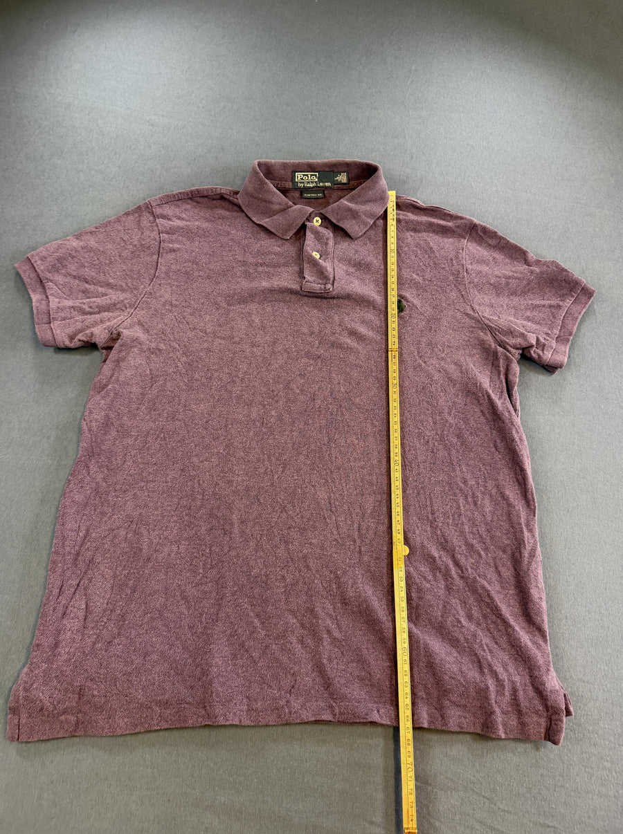 Paars poloshirt Polo Ralph Lauren (polo), maat L, Custom Fit