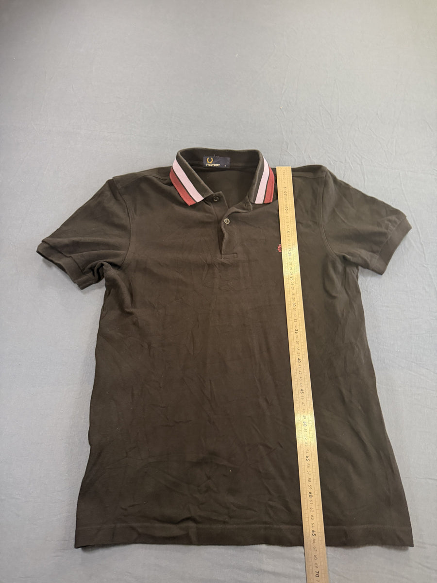 Fred Perry twin tipped polo zwart maat S