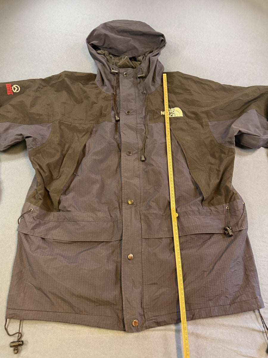 Blauwe The North Face Summit Series regenjas (shelljas / outdoorjack), maat L