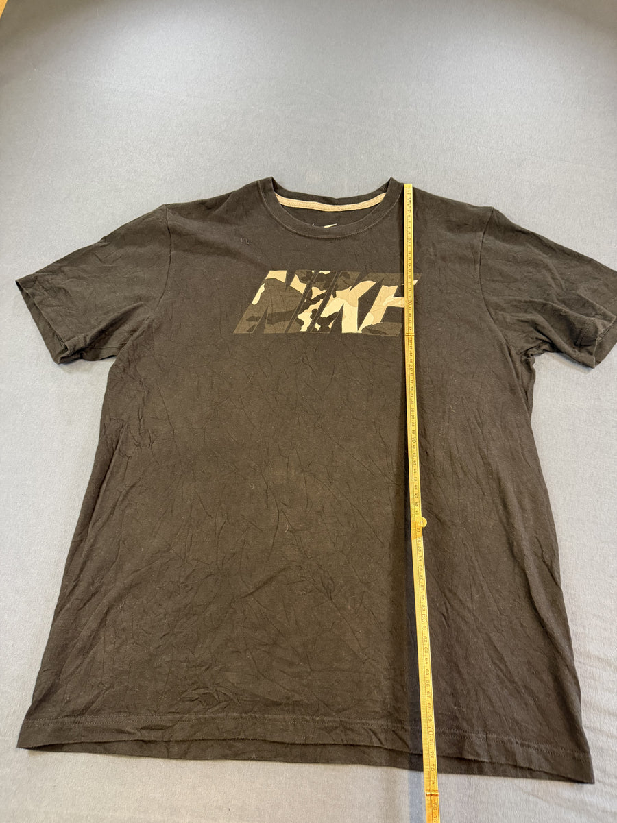 Zwart Nike T-shirt, maat L (basic shirt / tee), zachte katoen met NIKE-print